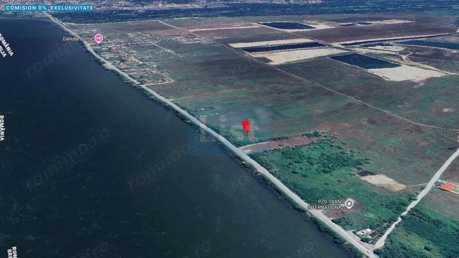 Teren 3000 mp dublu acces vedere la Dunare - 2