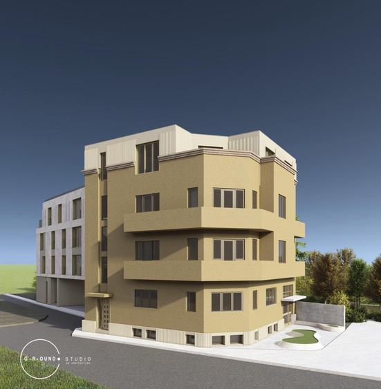 CLADIRE VECHE DE CONSOLIDAT + CONSTRUCTIE CORP NOU CU AUTORIZATIE DE CONSTRUIRE - 1