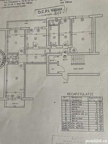 Apartament decomandat 4 camere 2 bai 2 balcoane 79 mp 5 10 ostroveni - 1