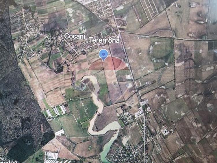Teren agricol intravilan de 83000 mp, în Cocani