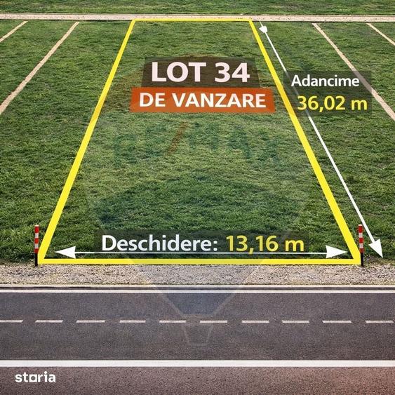 Teren de 474 mp, în Valu lui Traian
