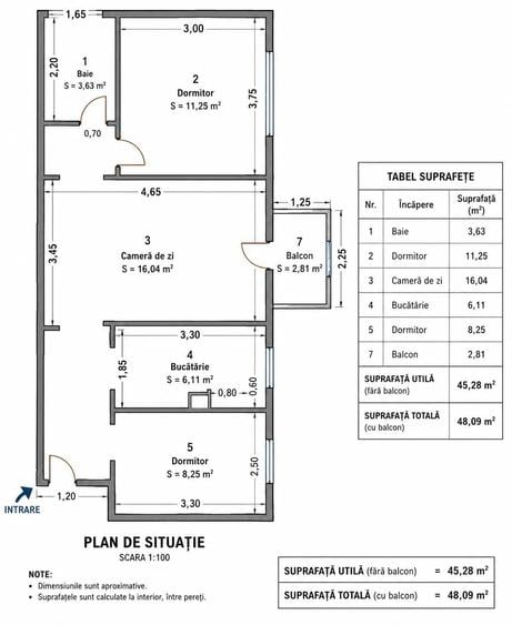 3 camere Pacurari Alphabank - etaj 2 - 100000 euro - 4