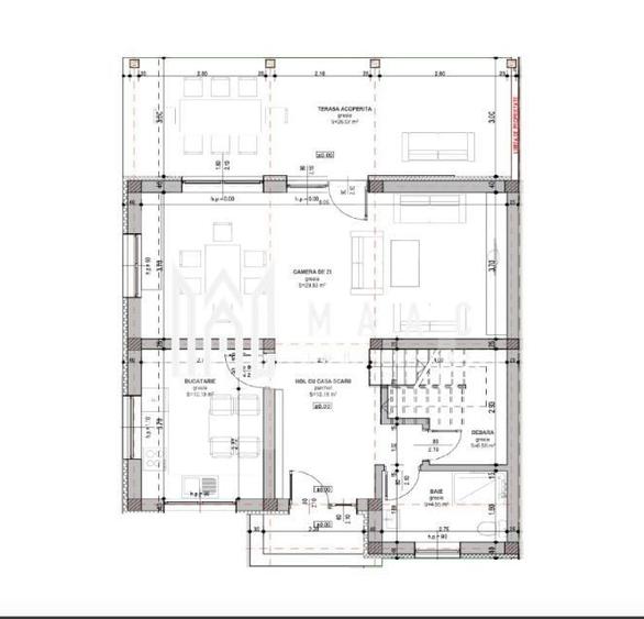 Casa 4 camere duplex | ?ura Mare | teren 334 mp, terasa - 5