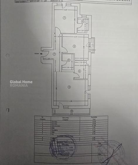 Apartament cu 3 camere decomandat, mobilat în Ștefăneștii de Jos