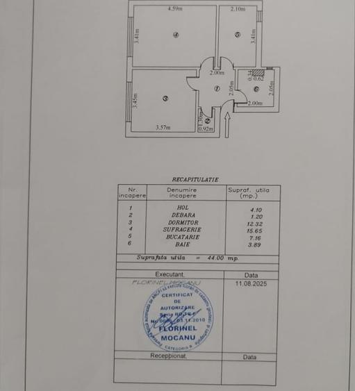 Metrou Eroii Revolutiei 2 camere mobilat si utilat. - 2