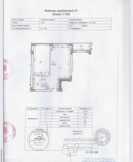 Apartament tip studio 47 mp. parcare,boxa, Avabtgarden 3 Brasov - 15
