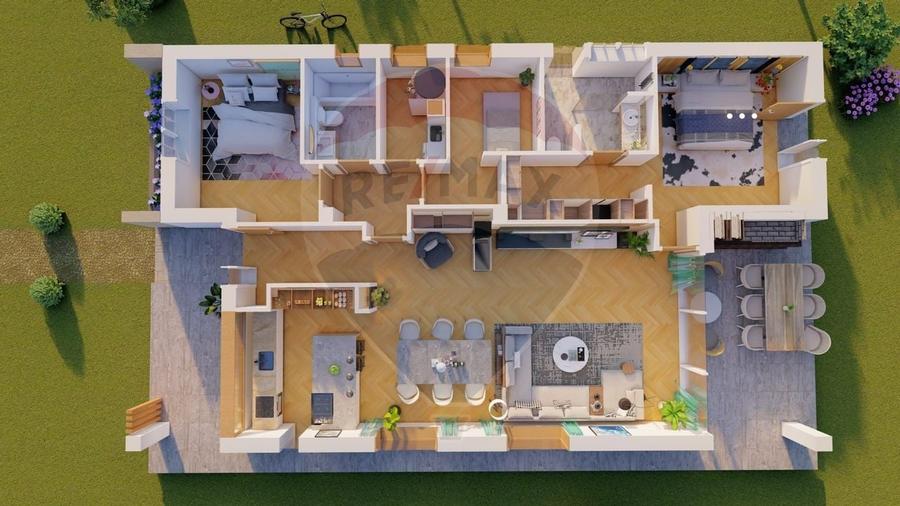 Casă modernă parter | 120 mp | Teren 478 mp | 149.000€ I Hărman - 4