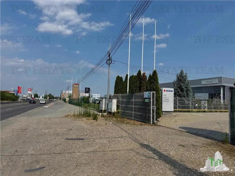 Teren industrial 8000 mp DN1B Zona showroom-uri auto Deschidere 35 m - 2