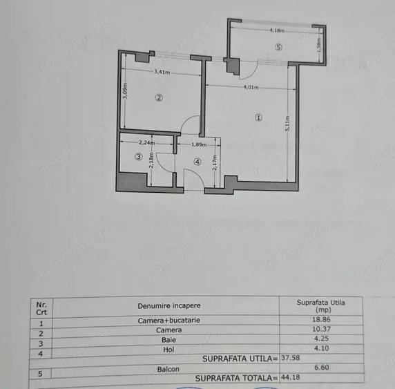 Apartament 2 camere, mobilat/utilat Chiajna, Str. Tineretului - De inchiriat - 6