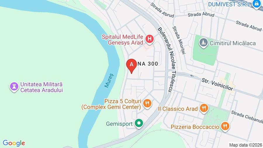 Apartament 2 Camere, 2 Balcoane cu vedere spre Malul Muresului in Arad, Micalaca - 1