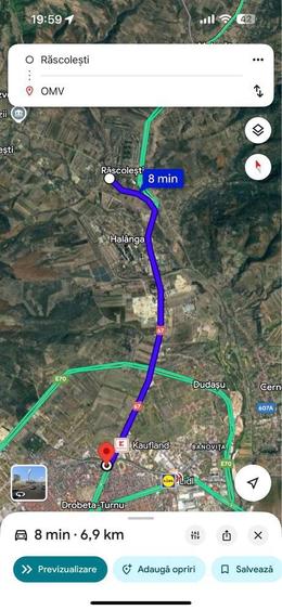 Teren extravilan de vanzare 3782mp sat Rascolesti, jud MH - 6