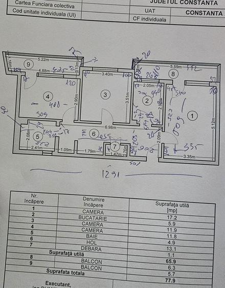 Apartament 3 camere decomandat - 1