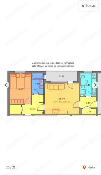 Vand apartament 2 camere cu privire la Bulevardul Iuliu Maniu - 8