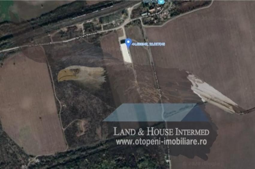Teren de vanzare,langa Gara Balotesti - 1
