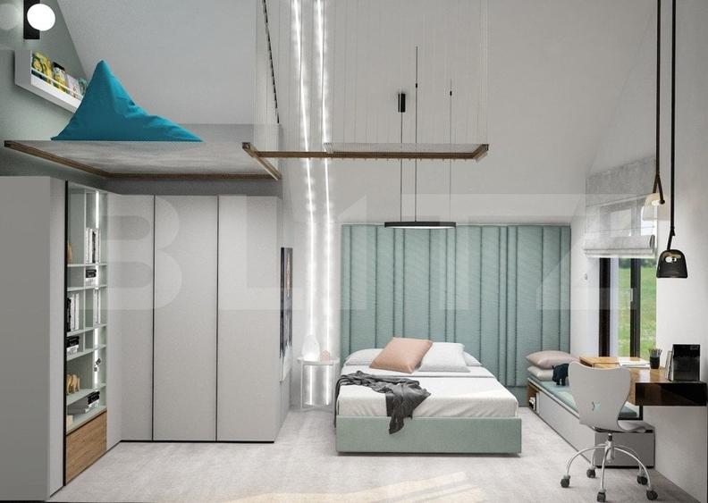 Casa individuala, 4 camere, P+M, proiect superb! zona Stupini - 7