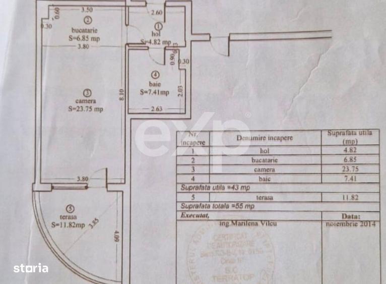 Vanzare garsoniera Isaran, 44 mp, 95000 Euro, etaj 9. - 1