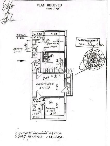 Apartament cu 3 camere - Șoseaua Berceni 21- Metrou Piața Sudului - 4