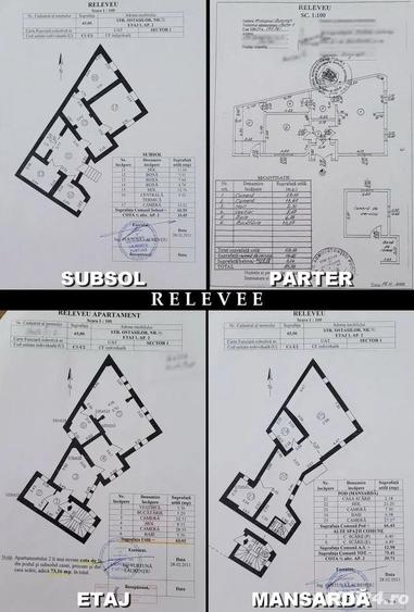 Ultracentral, adiacent Cismigiu, vila P+E+M, libera - 2