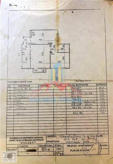 Ap. 3 camere, 51 mp, Aleea Campul cu Flori 3, Bl M49, Sect.6  0% COMISION - 28