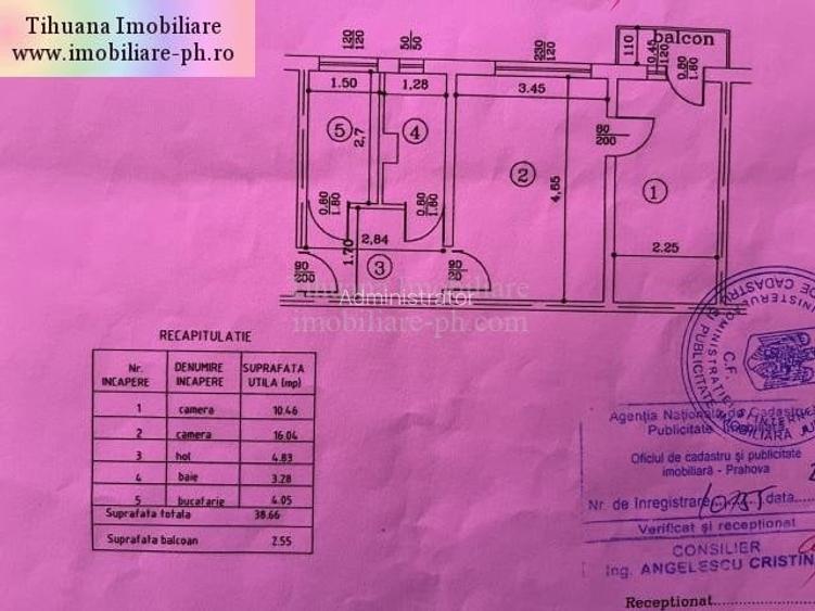 Apartament 2 camere de vanzare:Vest(Zarandului),etajul 2 Apartament 2 camere de vanzare:Vest(Zarandului),etajul 2