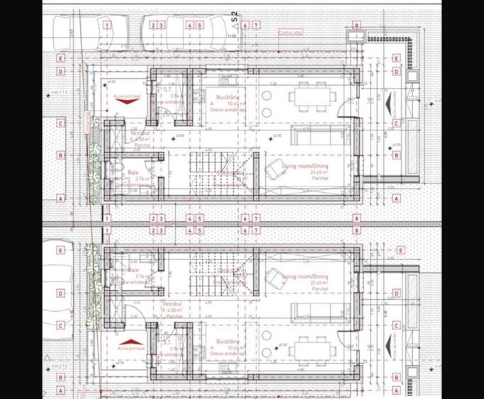 Individuala Sacalaz P+E,4Camere,3 Bai,Proiect Modern - 4