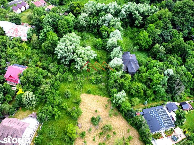 Teren 2037 mp, 17 ml deschidere, 28 euro/m2, vedere panoramica - 2