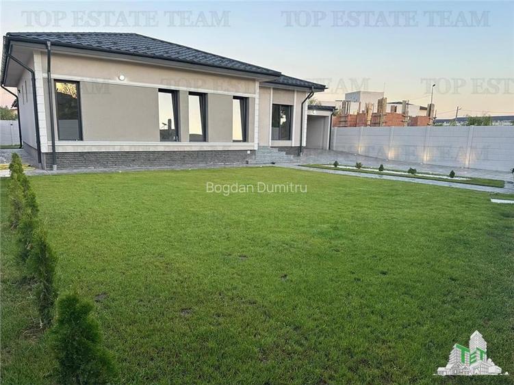 Casa inidividuala, superba pe parter, cu garaj si 4 camere spatioase, si toate u