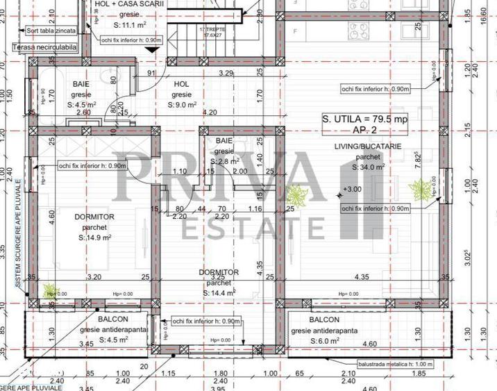 Apartament premium 3 Camere 80 mp, Dumbravi?a - 5