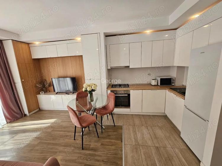 Studio 2 camere mobilat, utilat, parter cu piscina in Cosmopolis