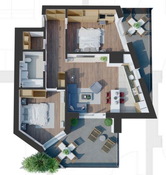 Apartament 3 camere PERSOANA FIZICA - 3