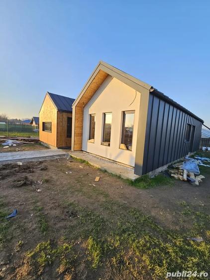 Casa moderna stil scandinav, 3 dormitoare, teren 513 mp Aduna?ii Copaceni 95.000 eur - 1