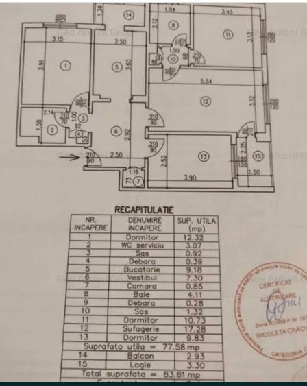Colentina,Răscoala 1907,bl.1985,et.5/8,2 bai,2 balcoane,geam la baie,Amenajat - 8