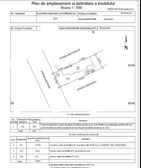 Teren de 400 mp cu casa demolabila - 2
