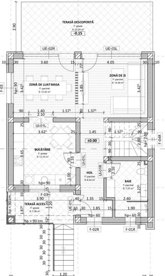 Casa individuala, 140 mp, 4 camere, teren liber 300 mp, Dezmir - 10