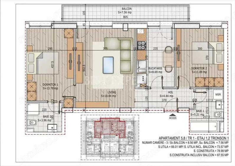 3 Camere Ideal Familie -Zona Linistita - 1