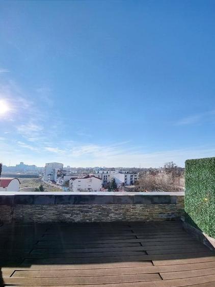 Penthouse de inchiriat Floreasca Pescariu, terasa generoasa, imobil nou, parcare - 21