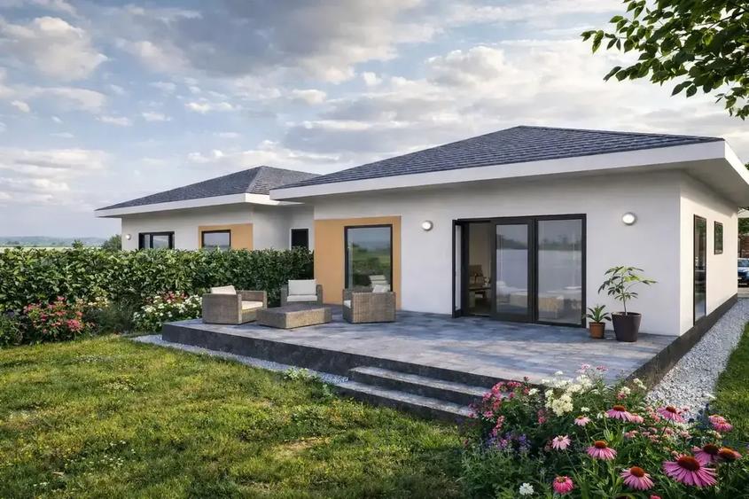 Casa INDIVIDUALA, utilitati, complet finisata! Ansamblu securizat - 1