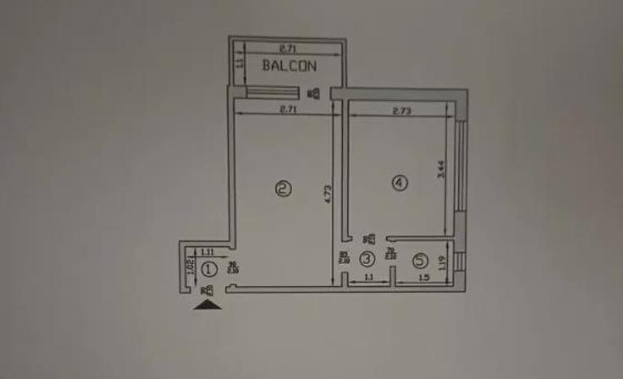 Apartament 1 camera Tatarasi - Ciurchi - 1