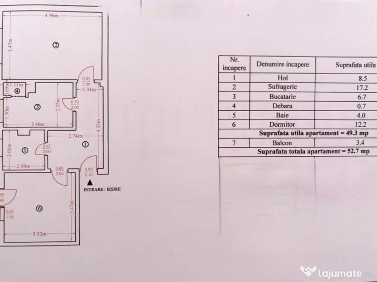 Apartament 2 camere zona Centrala, Tribunalul vechi - 3