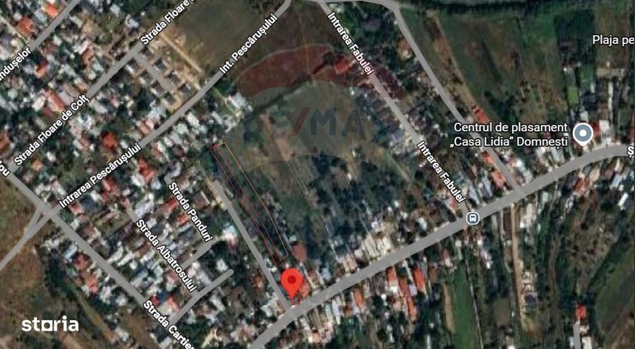 Teren 2,290mp Domnesti / Strada Tudor Vladimirescu - 2