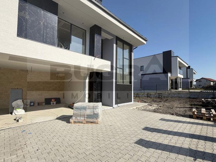 Casa individuala de lux, 119mp, teren 600mp, panoramic, Popesti - 5