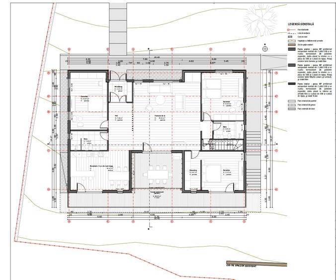 Teren cu fundatie si proiect autorizat pentru cabana lemn -Balcesti, Cluj - 6