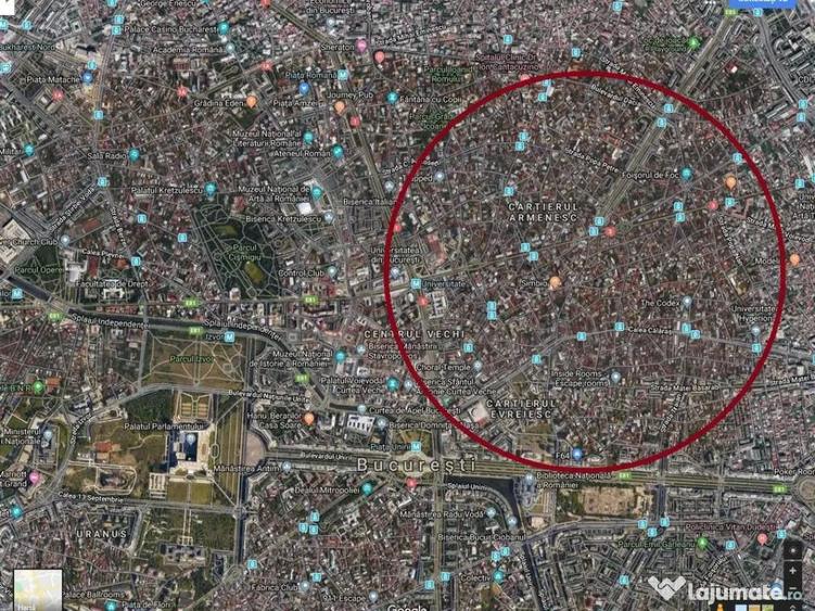 Zona Piata Rosetti teren 1200 mp ideal rezidential - 2