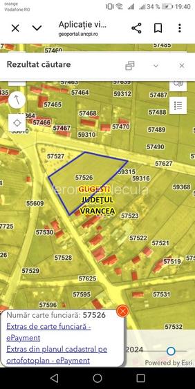 Proprietar vând teren arabil intravilan OREAVU