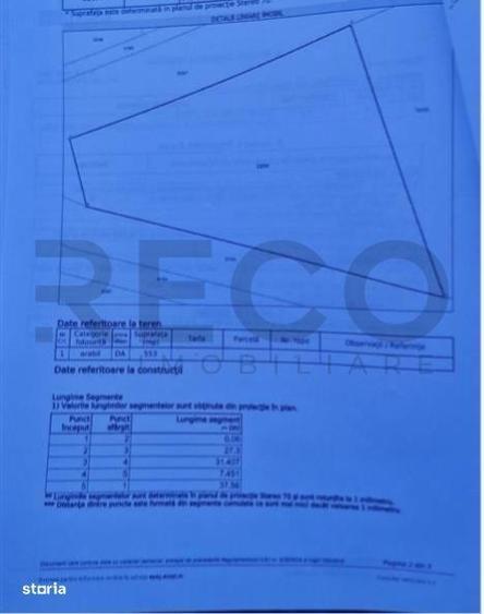 RECO Teren intravilan in Paleu cu dublu front generos - 2