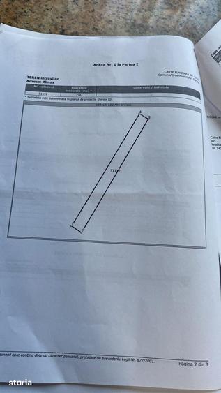 Teren de 2300 mp, în Gârcina