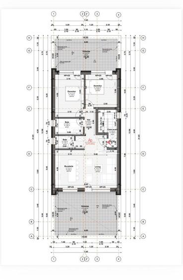 Apartament 3 camere, 71 mp + 54 mp terase, imobil tip vila, Marasti - 3
