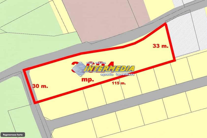 3624 mp Teren Intravilan Vanzare deschidere 151 m cu utilitati Micesti - 1