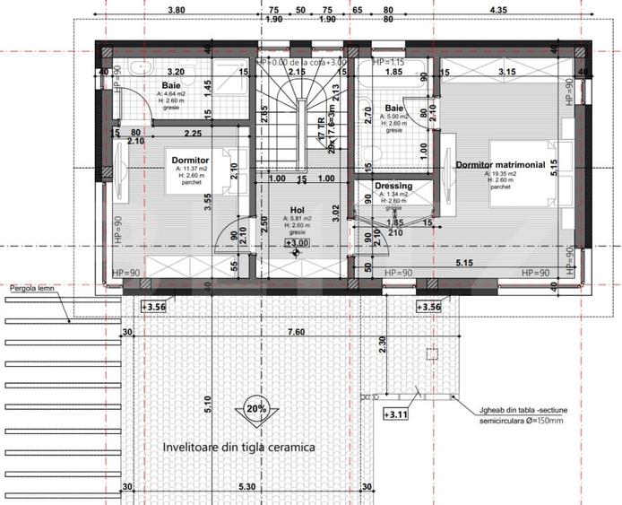 Casa moderna si luminoasa, cu spatii vitrate generoase, 610mp teren, 120 mp util - 8