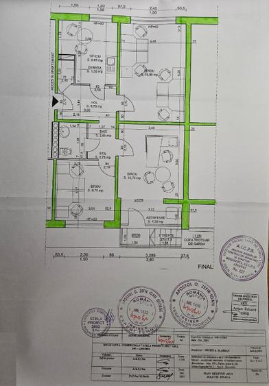 Spatiu comercial / de birou, 67 mp, parter stradal cu vad / trafic pietonal - 3
